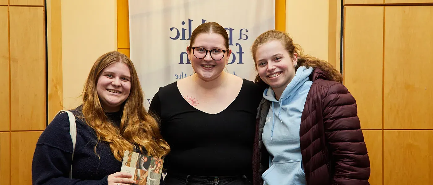 CGH Course Students at a reception in Parker Pavilion